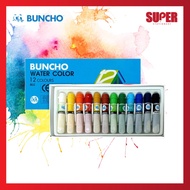[super stationery] Buncho Watercolor 12 /18 Color Water Poster Color 6cc