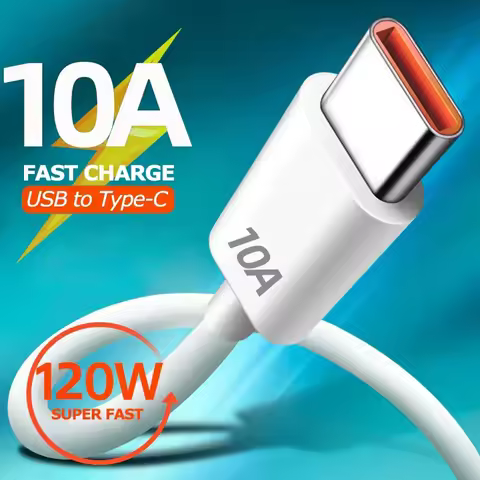 10A USB Type C Cable 120W Fast Charging Cable for Honor 50 Pro V40 Huawei Mate 50 P40 Pro USB C Data