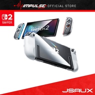 Jsaux NSW2 Nintendo Switch 2 Ergonomic Console Coverage Case - Crystal