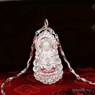 Silver Jewelry 999 Pendant Pendant Necklace Sterling Silver Guanyin Flame Baby Men Safe Buddha Statu