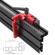 75 Type Black Aluminum Profile Router Fence W/Laser Scale T-Track Table Saw Fence Woodworking T-Slot
