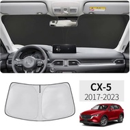LAIFU for Mazda CX-5 CX5 KF 2017-2023 Car Nano-Insulat Windshield Sunshade Front Window Sun Shade Vi