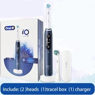 HOT SALE NEW Oral B iO Series 7 Electric Toothbrush with 2 Brush Heads 5 Smart Modes Fast Charging w