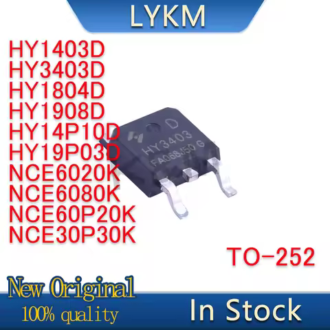 10/PCS New Original HY1403D HY3403D HY1804D HY1908D HY14P10D HY19P03D NCE6020K NCE6080K NCE60P20K NC
