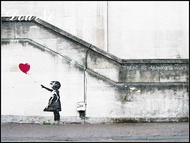 Goodstore Banksy ภาพวาดศิลปะกราฟฟิตี-Street Art Wall Artwork Picture Home Decor - Artist Inspired