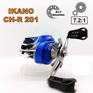 AHKAW - IKANO CH-R 201 Fishing Reel 8kg Max Drag Bait Casting Reel Mesin Katak Murah Mesin Casting M
