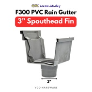 Arensi-Marley F300 PVC Rain Gutter 3" Spouthead Fin/Turun Air Salur Air