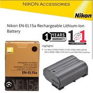 Nikon EN-EL15a Rechargeable Lithium-Ion Battery for Nikon D500, D850, D750, D810, D800E...etc (Excel