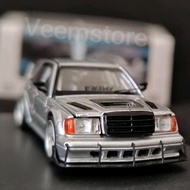 Diecast 1: Mercedes-Benz W201 190E Silver [Open Hood] Rhino RM
