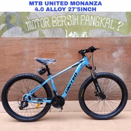 Sepeda mtb United monanza 4.0 alloy 275inch 21sp