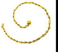 916 (22K) Gold Anklet (PX) LGA0024 (5.06g+/-)