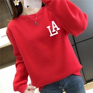 [AMYGO] Sweatshirts Women Oversized  Sweatshirt Woman Oversized Plus Size Lengan Panjang Muslimah Baju Perempuan Crop Top Murah