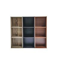 Mini Almari Kayu Almari Buku Rak Majalah  3 Tier Bookshelf Utility Shelf Multipurpose Shelf 12mm Thickness Kitchen Cabin