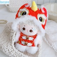 LACYES 1 set 10cm Cotton Doll Clothes, Suit Chinese Style Doll Clothes Outfit, Doll Replacement Set 