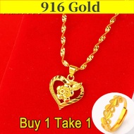 emas 916 original malaysia gold twist bracelet mens suit gold bell bracelet jewelry