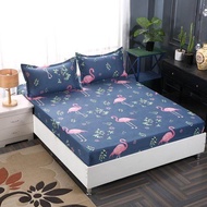 Bestenrose Fitted Printing 3.5/5/6 feet Bedsheet Non-slip fixed bed cover Single/Queen/King Size/120/150/180 Suitable mattress(Depth)  5-23cm Not Included pollowcase