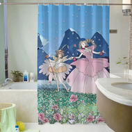 Puella Magi Madoka Magica ม่านห้องน้ำสำหรับ Quarto ม่านห้องน้ำอุปกรณ์เสริมห้องน้ำห้องนอนห้องพับพาร์ท