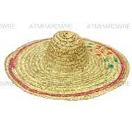 Grass Straw Farmer Hat Cap / Straw Hat / Topi Rumput Jerami Petani / TOPI PADI