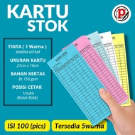 100-Sheet Drug Stock Card Pharmacy Clinic and Pharmacy Stock Control Card/