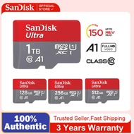 SanDisk Ultra microSD for CCTV Dashcam Memory Card Micro SD 128GB 256GB 512GB 1TB Class10
