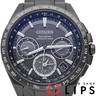 西鐵城 Attesa Satellite Wave GPS 衛星WAVE控製手錶 CC9017-59E/F900-T021557，鈦金屬，男士手錶，黑色，拋光，成色極佳 [二手]（含錶盒和保固卡）