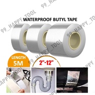 10M 2"-12" SAF TAPE / SEALFIX Dry Fix Roof Ridge Leak Proof Bitumen Poly Tape Band Getah Bumbung Rab