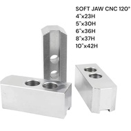 MESIN Soft Jaw CNC 4inch/5inch/6inch/8inch/10inch Claw Lathe 3 Jaw Chuck Lathe CNC Lathe Machine