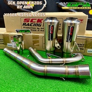 SCK RACING EKZOS OPEN BY AHM RACING Y15ZR Y16ZR RS150 RSX 32MM 35MM FREE MINIFOLD SILENCER