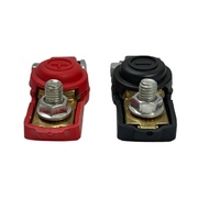 Angel High Quality Small Battery Terminal with Cover (1 set, + and -) 51-BT009C-S