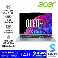 NOTEBOOK โน้ตบุ๊ค ACER SWIFT GO 14 SFG14-73-71ZY PURE SILVER โดย สยามทีวี by Siam T.V.