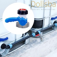 DOLLSBA IBC Tank Tap Pipe Connector, DN40/DN50 1000L Container Male Export Butterfly Valve Switch, G