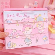 Little Twin Stars 雙子星 卡通 公仔  膠盒 收納盒 收納櫃  雜物櫃 飾物 文具 書枱 辦公室