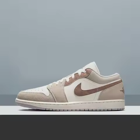 Nike Air Jordan 1 Low Unisex Shoes, Classic Cushioned Comfort with Lightweight Support for Casual &