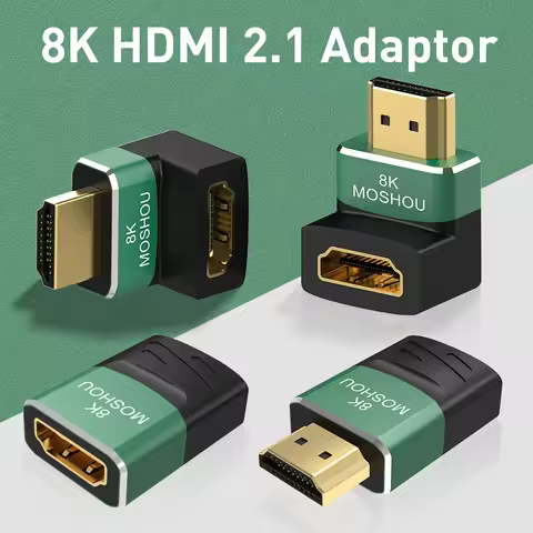 MOSHOU 8K HDMI 2.1 Cable Adapter Male to Female Cable Converter for HDTV PS4 PS5 Laptop 4K HDMI Exte