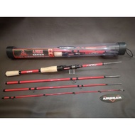 Fishing Rod 4 Rods Bait Casting Weight 8-17 Lb. 7feet