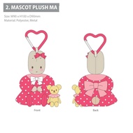 Maskot Holder & Charm Marroncream