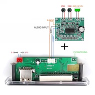 【Limited-time offer】 Wireless Bluetooth 5v 12v Mp3 Wma Decoder Board Audio Module Support Usb Sd Aux Fm Audio Module For Car Di