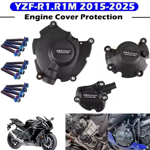 Motorcycles Engine Cover Protection For GB Racing For R1 R1M R1S 2015 16 17 18 19 2020 2021 2022 202