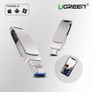 PenDrive 256GB 512GB 1TB Memory Stick Lightning/TYPE-C USB Devices for iPhone12/11/XS/8/7/6 Android Silver 128GB