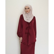 Evolvere - Nuha Top Silk Satin Coquette Style (Top Only)