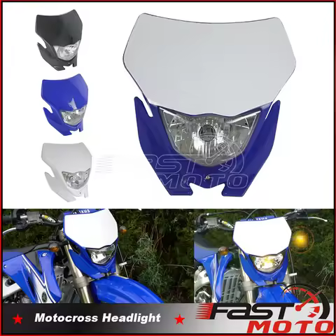 Enduro Supermoto Headlight Dirt Bike Front Light Running Lamp for Yamaha TT-R230 TT-R125 WR 250 450 
