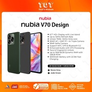 Nubia V70 Design 4G 16(8+8GB Extended RAM)+128GB ROM I 6.7" HD+ Display with Live Island I 50MP AI C