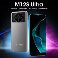 M12 Ultra+ High Quality Smartphone 5.8Inch 4G Mobile Phone OEM Android Smartphone 8+256GB Dual SIM S