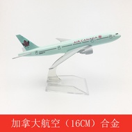 16cm Alloy Metal Air Canada B777 Model Plane Diecast Aircraft