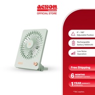 [NOT FOR SALE] Acson Mini USB Table Fan (Pastel Green) ATF04B - Rechargeable / Portable / Compact Si