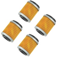 Four Motorcycle Oil Filter For Yamaha 350 600 CC BW350 88 TT350 86-89 90-92 XT350 85-01 TT600 97 99-