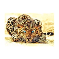 DaDa Art DQ1 Animal 40x50cm diy oil painting paint by number panther dw PA4