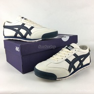 Onisuka Tiger Mexico 66 Cream Navy Red Kasut Sintetik Kasut Lelaki Sneakers Premium Kasut Rata