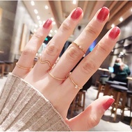 Wsw Women's Ring SET WAVE RING SET