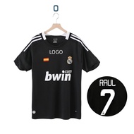 2008/09 Real Madrid   Retro Edition Men‘S Away Short Sleeve Football Jersey Shirt #7 RONALDO